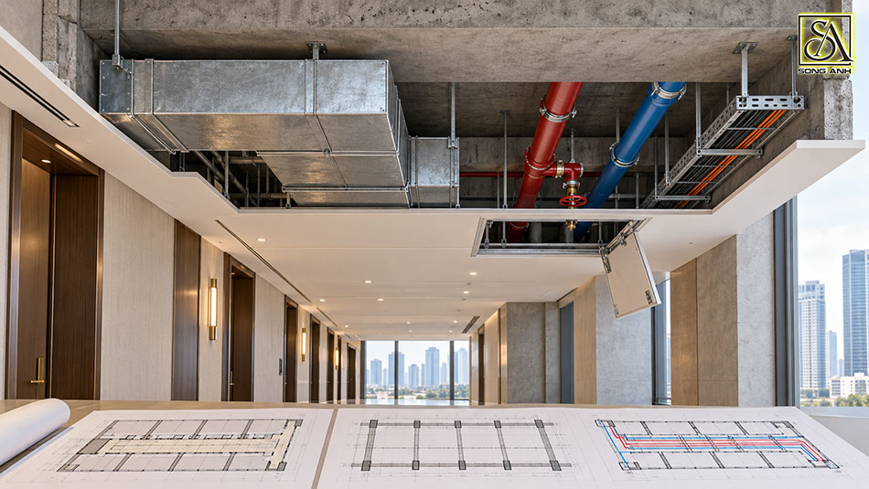 Phối hợp kiến trúc, kết cấu và MEP làm cơ sở lập chỉ dẫn kỹ thuật và quy trình bảo trì